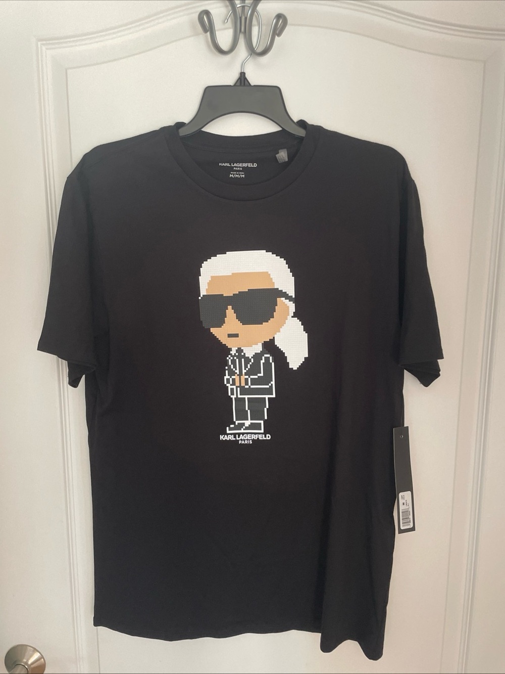 NWT Karl Lagerfeld And Choupette Tee Shirt Men’s Black Size Medium